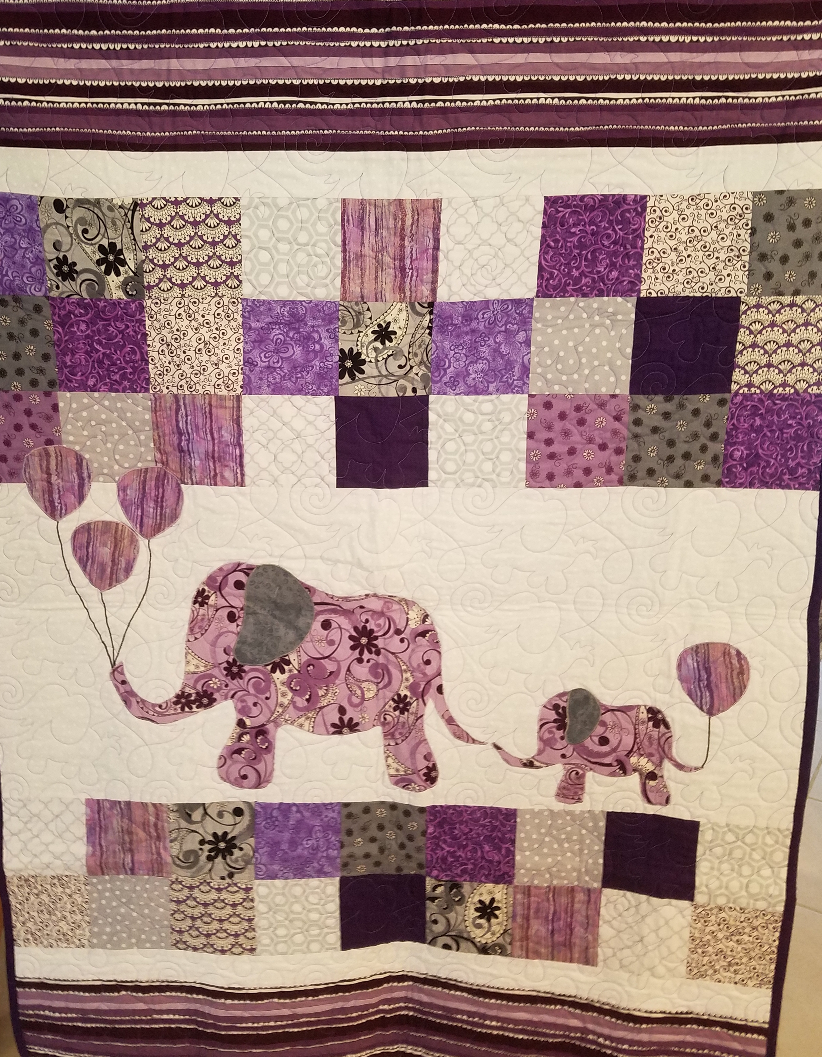 One of Janice Scanlon’s quilts. 