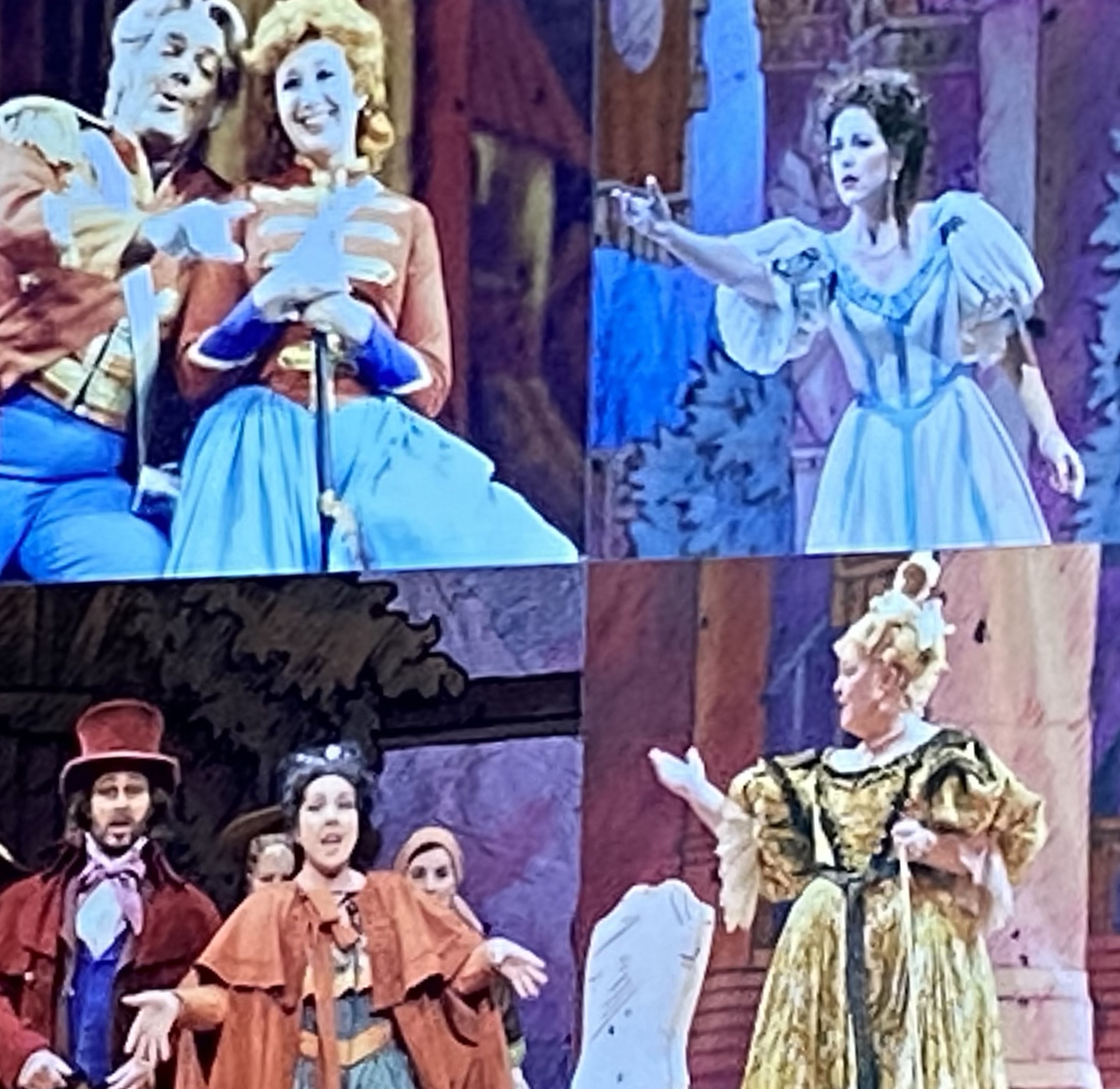 Costumes from The Daughter of the Regiment owned by The Sarasota Opera.