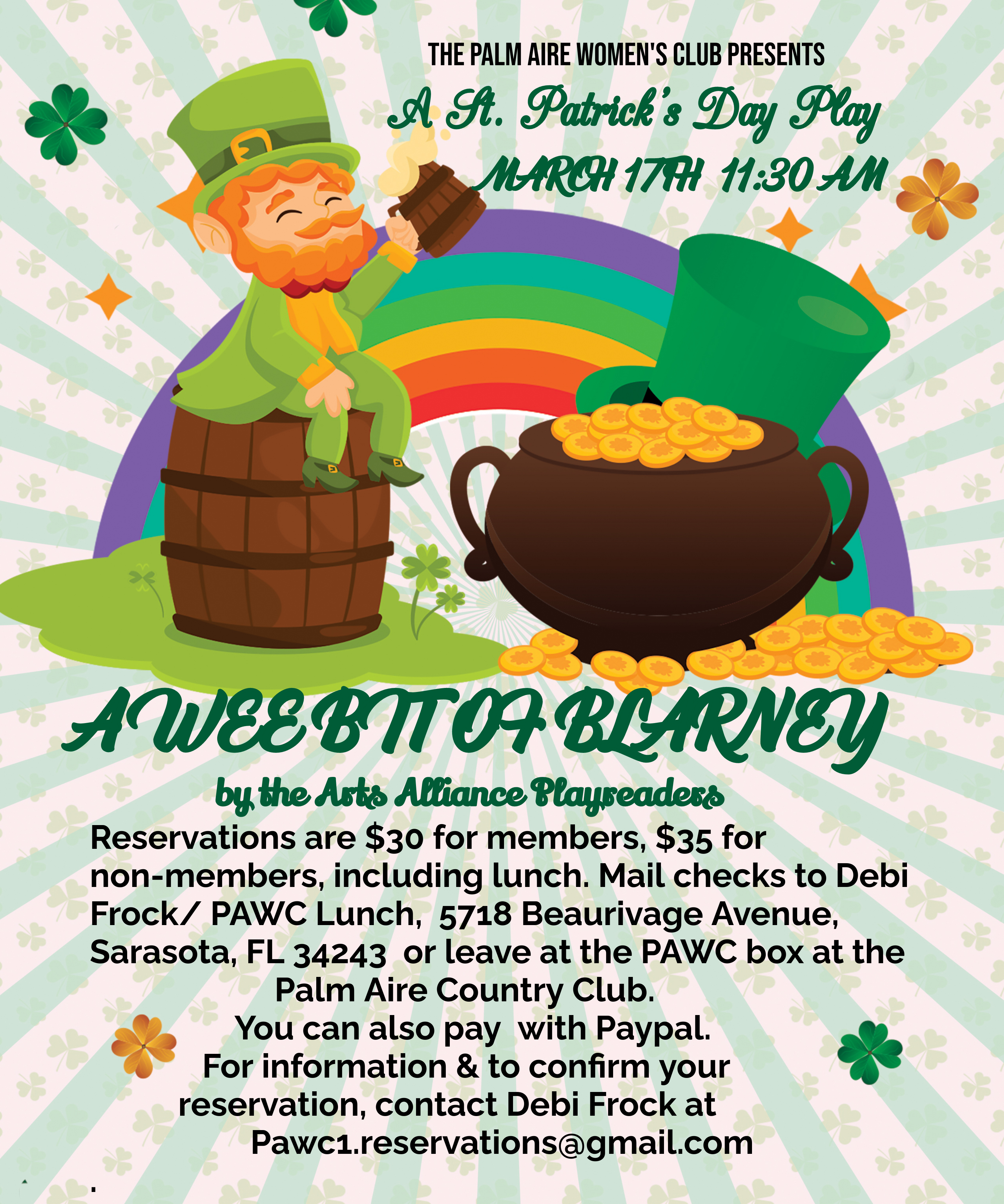 St. Patrick’s Day with a performance of "A WEE BIT OF BLARNEY"
