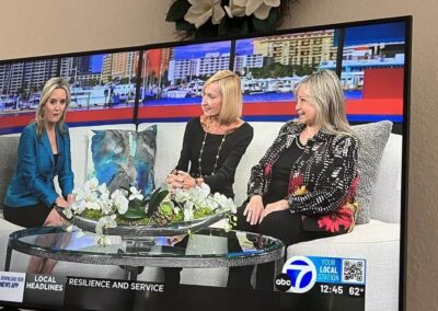On the news